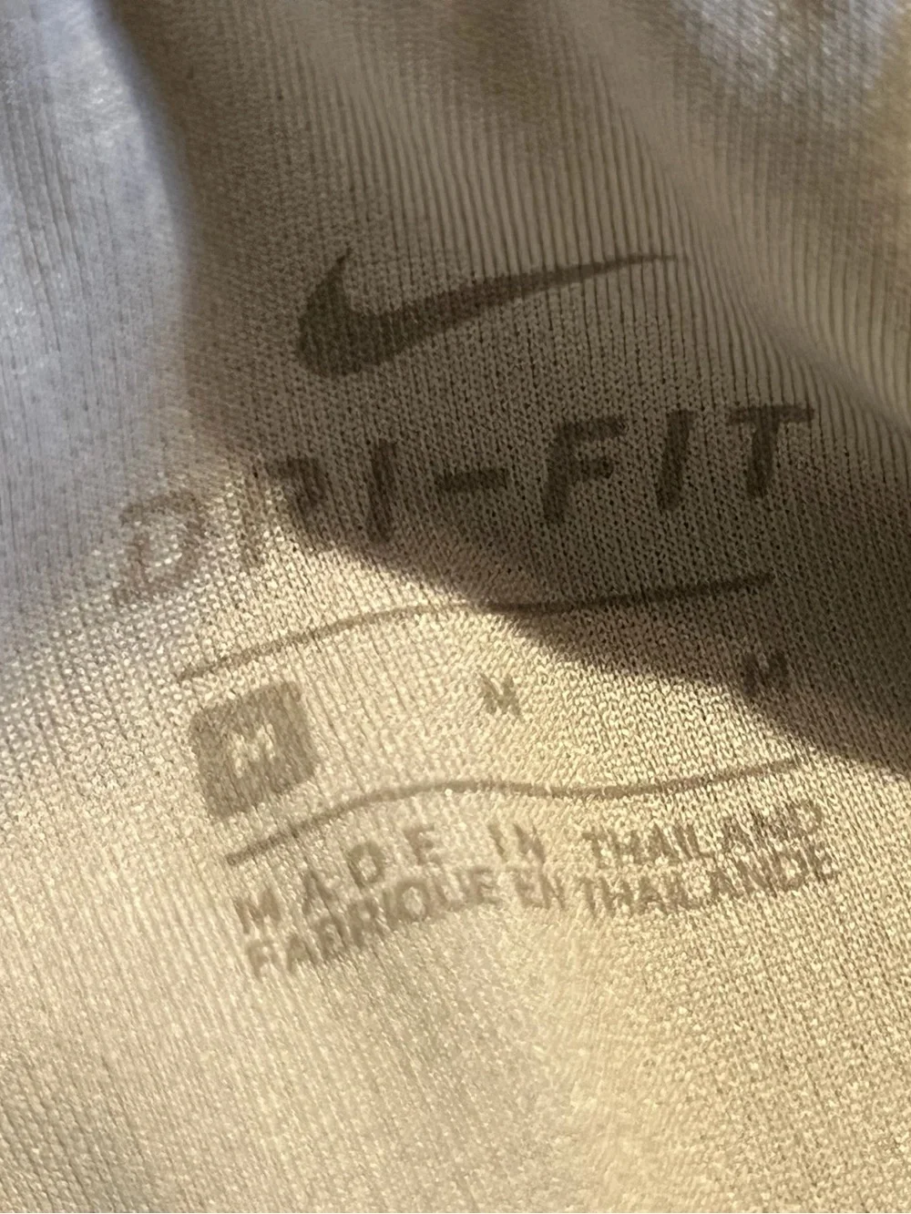 N I K E DRI/FIT ELITE… child medium — white with black highlights